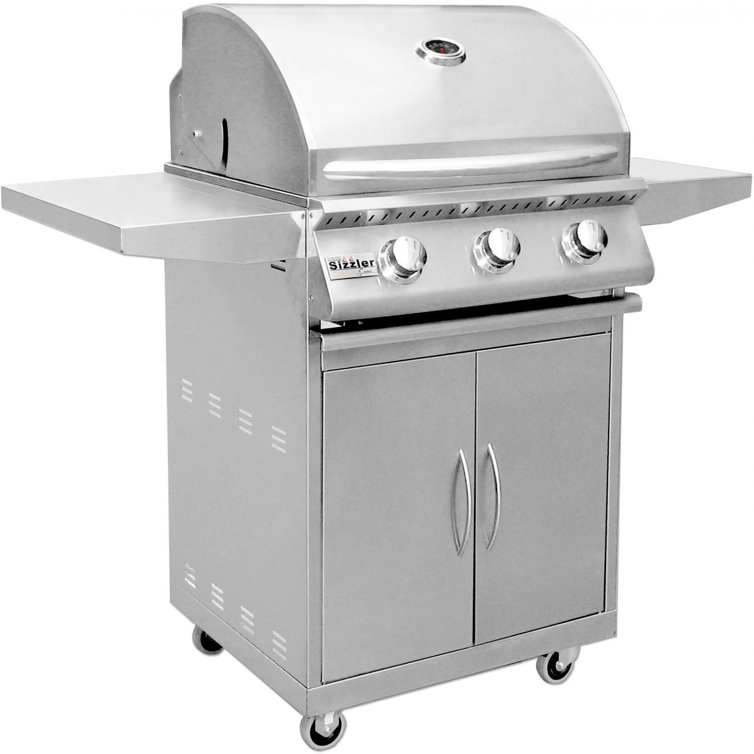 Summerset Sizzler 26Inch 3Burner Freestanding Propane Gas Grill