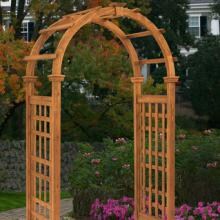 New England Arbors Rosewood 7 Ft Wood Arbor image