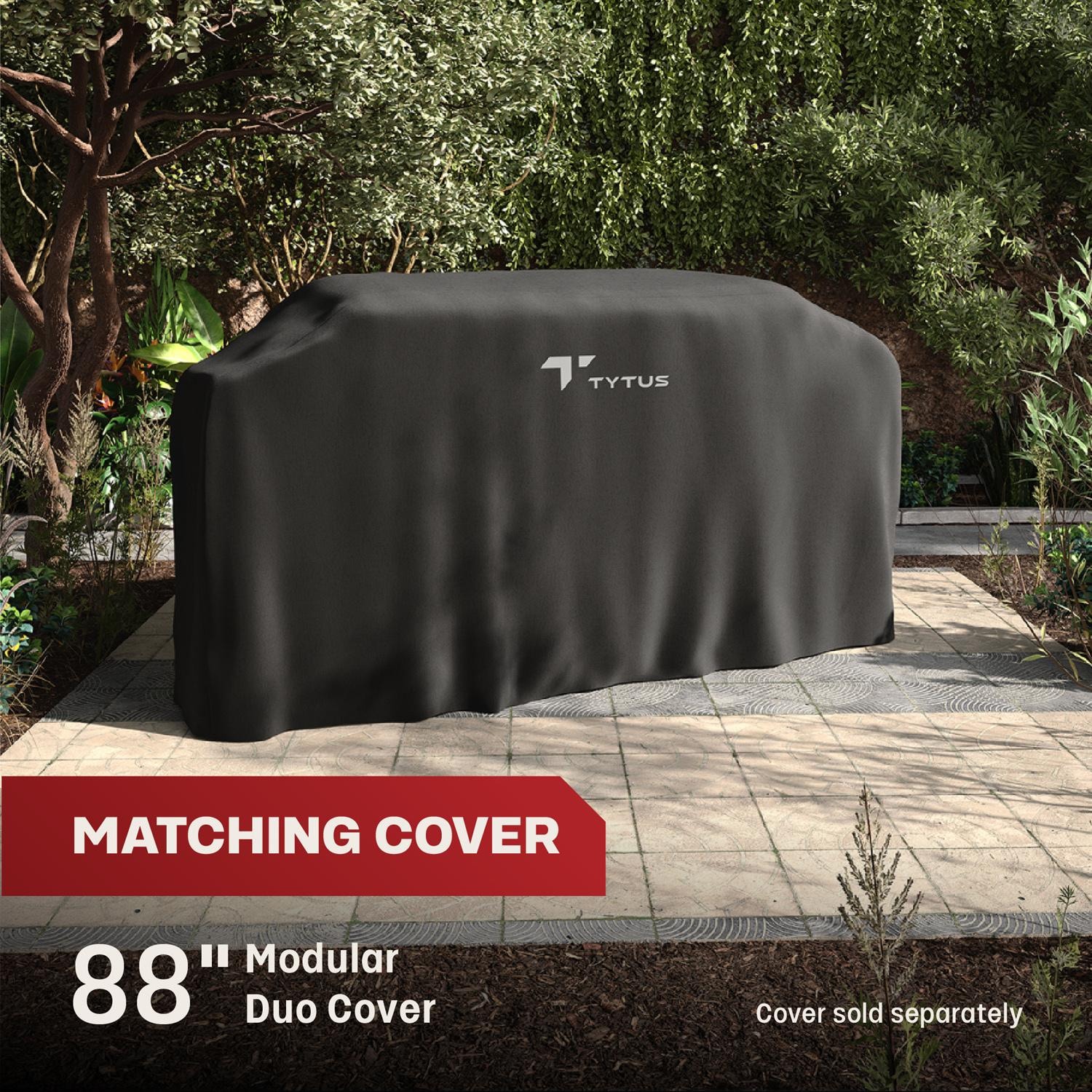 TYTUS TDT-BUN-013 Modular Duo w/ 4-Burner Gas Grill & 2-Burner Gas Griddle - Cover - Detail thumbnail