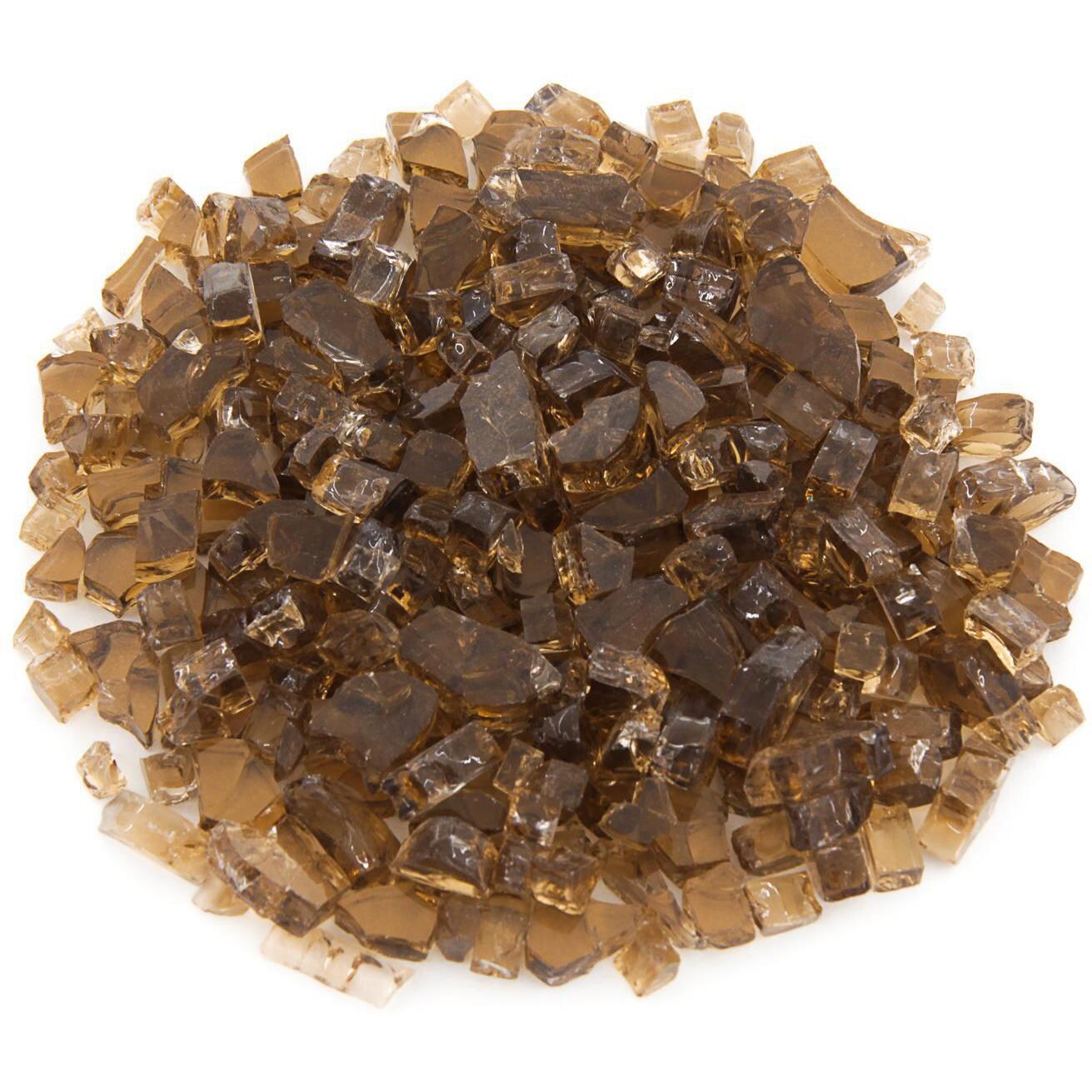 Lakeview Outdoor Designs 1/4Inch Roman Copper Fire Glass 80 Pounds