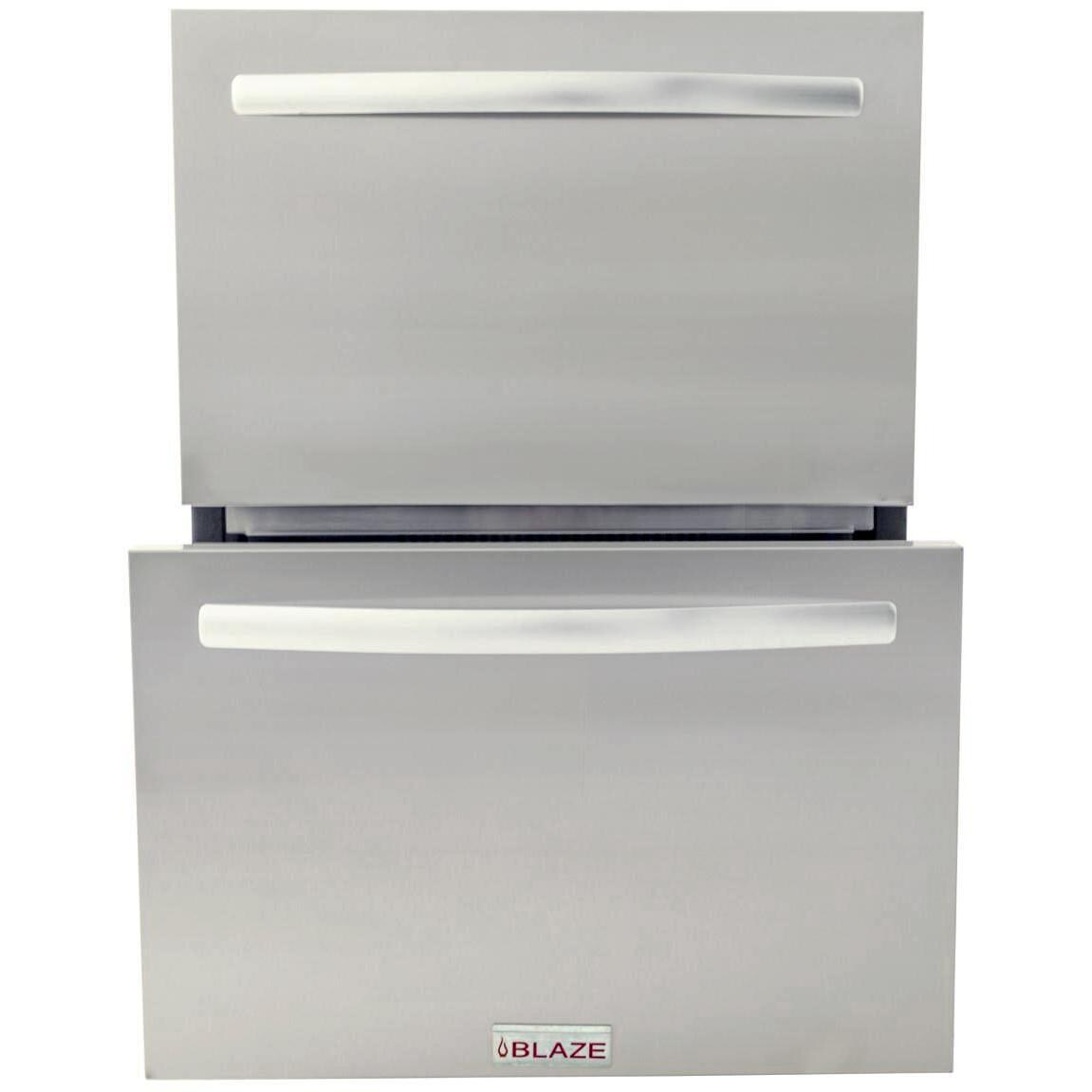 Blaze BLZ-SSRF-DBDR5.1 - 5.1 Cu. Ft. Outdoor Rated Stainless Steel Double Drawer Refrigerator - Bottom Drawer Open thumbnail