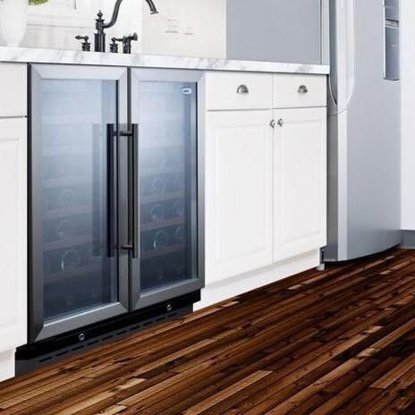 Summit 66 Bottle Commercial Dual Zone Wine Cellar / Cooler - SWC3066 - Built-In View thumbnail