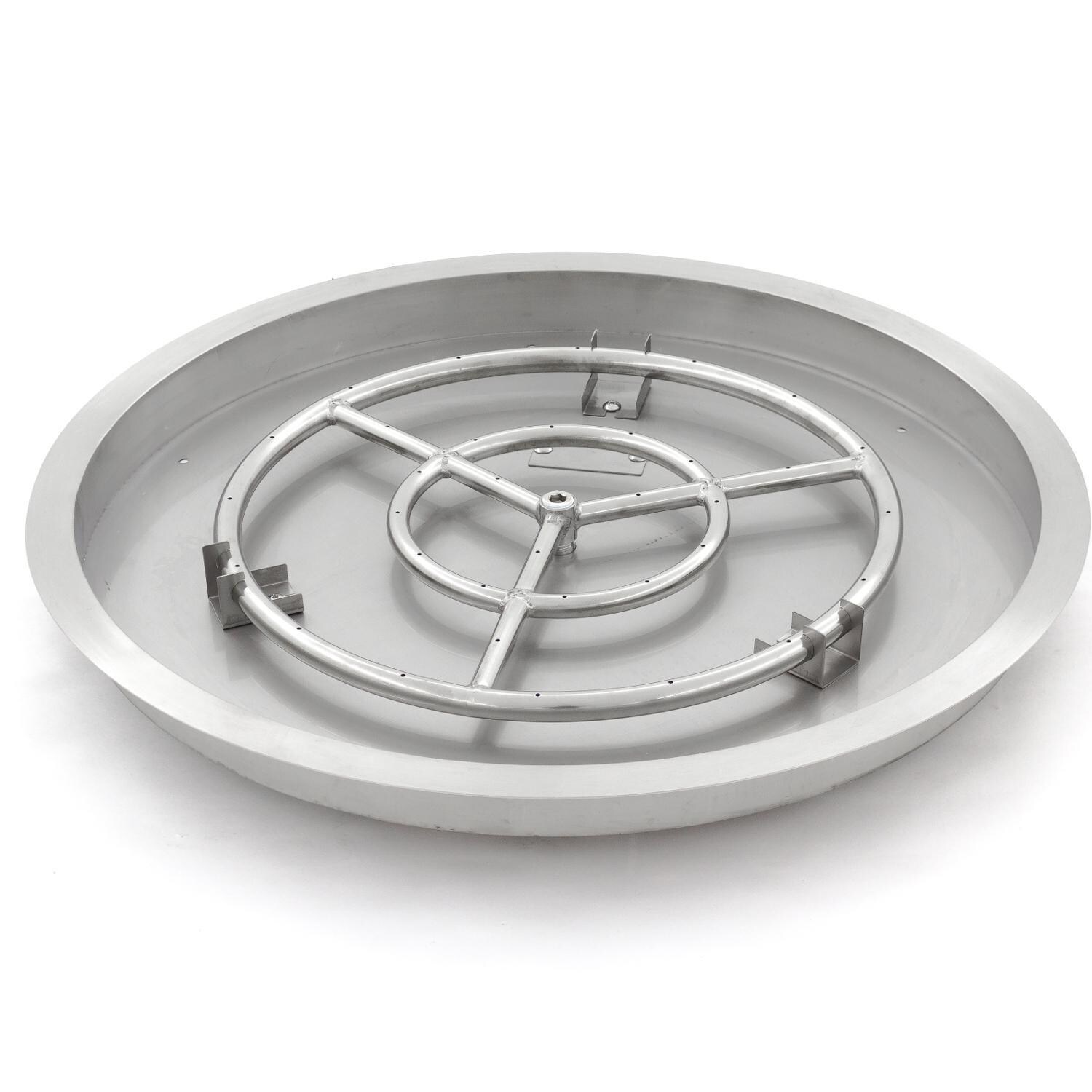 Alpine Flame Fire Pit Burners with Pans