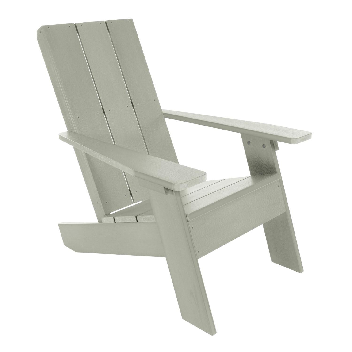 Lakeview Classical Cove Modern Adirondack Chair - Eucalyptus - On White thumbnail