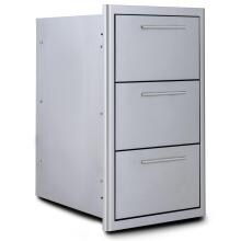 Blaze 16-in Stainless Steel Triple Access Drawer : BBQGuys