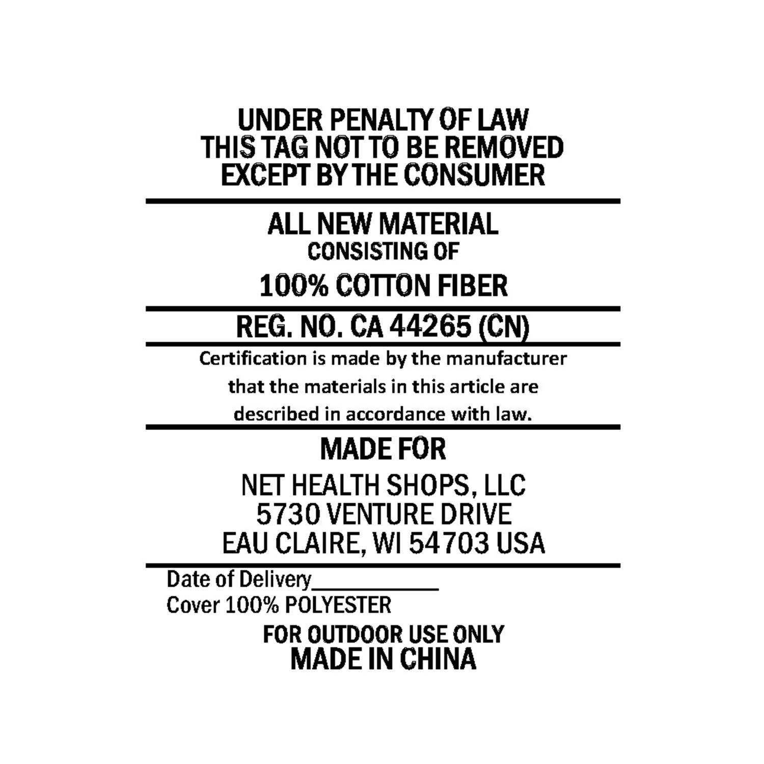 Ultimate Patio Quilted Double Hammock w/ 12-Foot Wood Stand & Pillow - Sandy Beach - Legal - Detail thumbnail