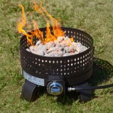 Fire Sense 19-Inch 60,000 BTU Propane Portable Fire Pit Campfire - 62133 image