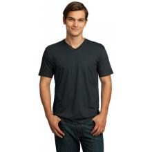 District Made Mens Perfect Weight V-Neck T-Shirt 4XL - Charcoal image