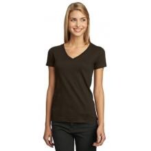 District Junior Ladies Perfect Weight V-Neck T-Shirt XL - Espresso image