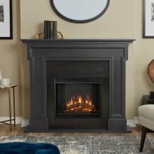 Real Flame Thayer 54-Inch Electric Fireplace With Mantel - Gray - 5010E-GRY image