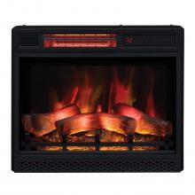 ClassicFlame Spectrafire 23-Inch 3D Infrared Quartz Electric Fireplace Insert with Safer Plug and Safer Sensor - 23II042FGL