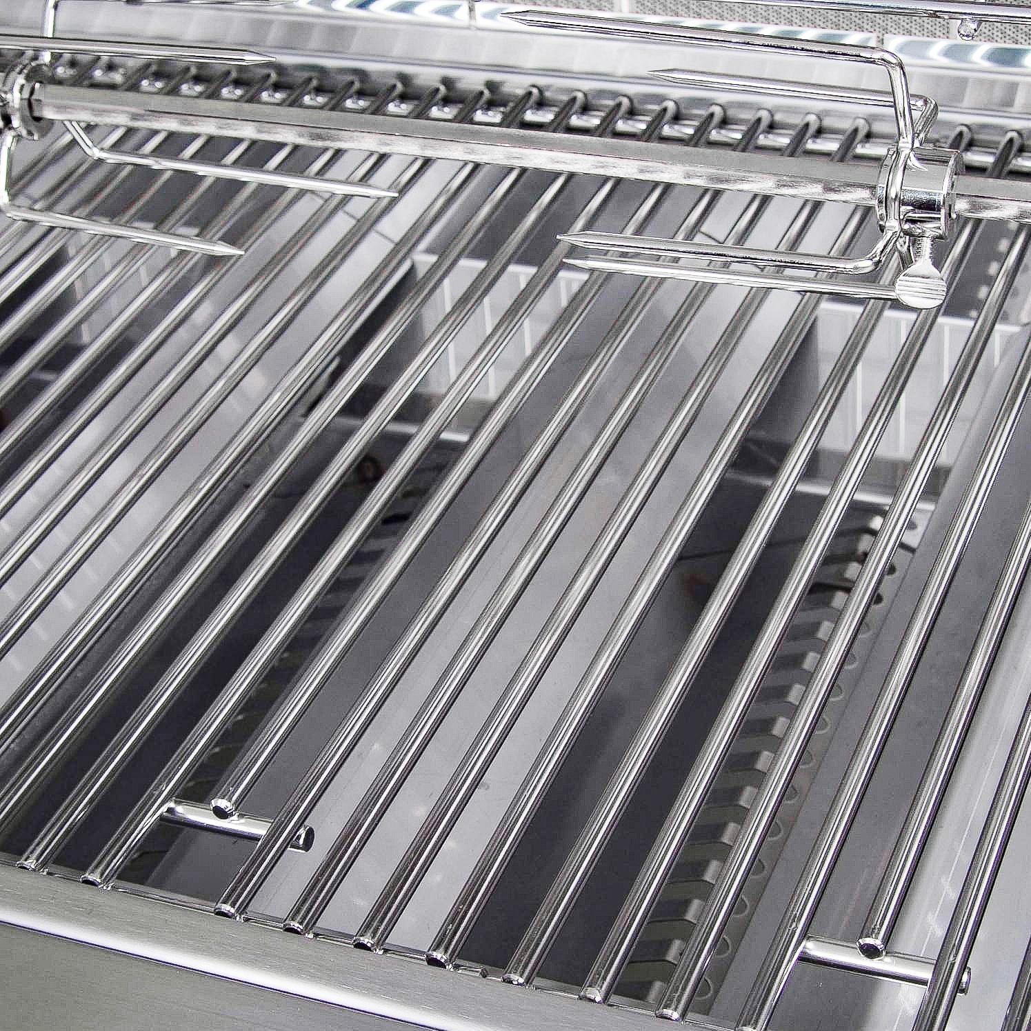 Lion 40-Inch L90000 Stainless Steel Propane Gas Grill On Cart - Grill Grate Close-Up - Detail thumbnail