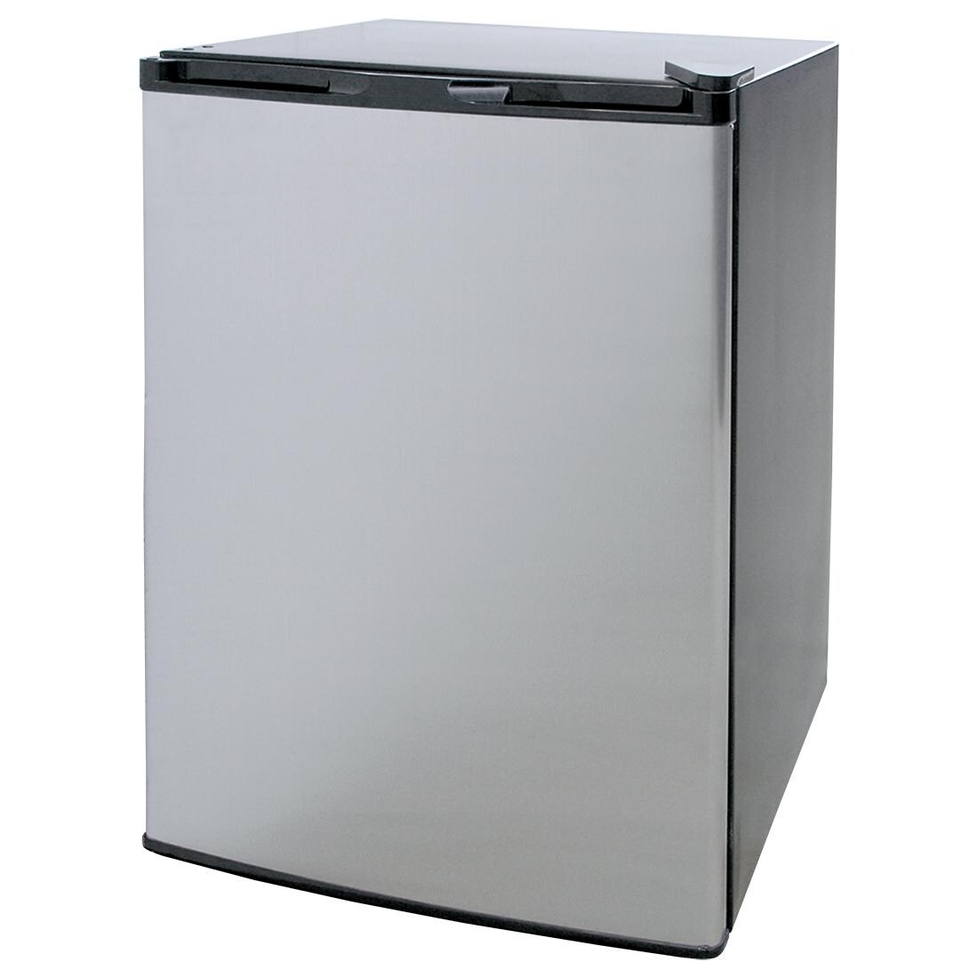 Cal Flame 21-Inch 4.6 Cu. Ft. Compact Refrigerator - Stainless Steel With Black Cabinet - BBQ09849P
