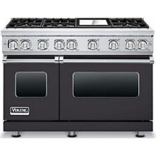 Viking Professional 7 Series 48-Inch 6-Burner Natural Gas Range With Griddle - Graphite Gray - VGR7486GGG image