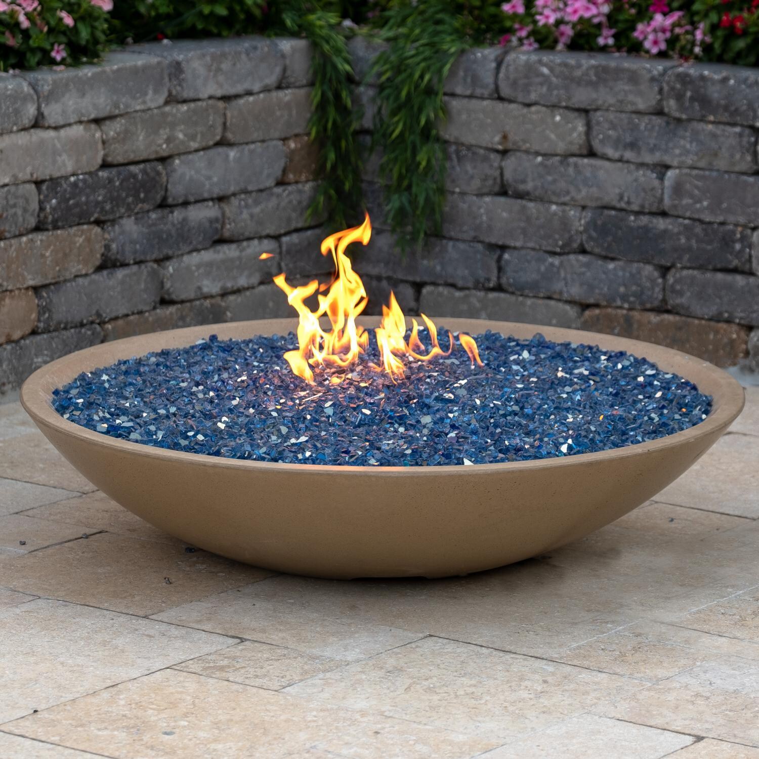 BBQGuys 751-CB-11-V6PC Marseille 48-Inch Fire Bowl - Tan thumbnail