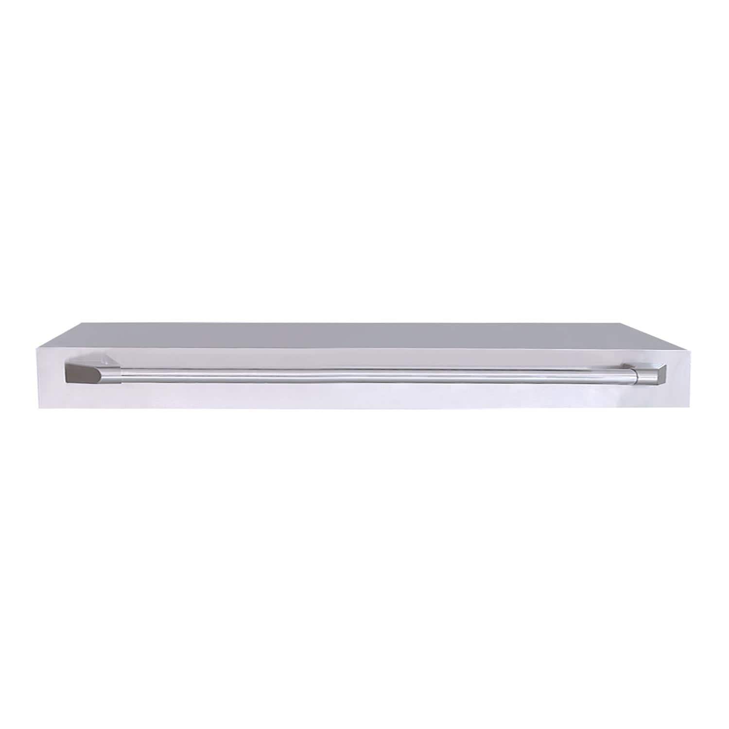 Le Griddle Pro Series 105 42-in 3 Burner Built-In Natural Gas Flat Top Grill w/ 6mm Plate & Lid - Lid - White Background thumbnail