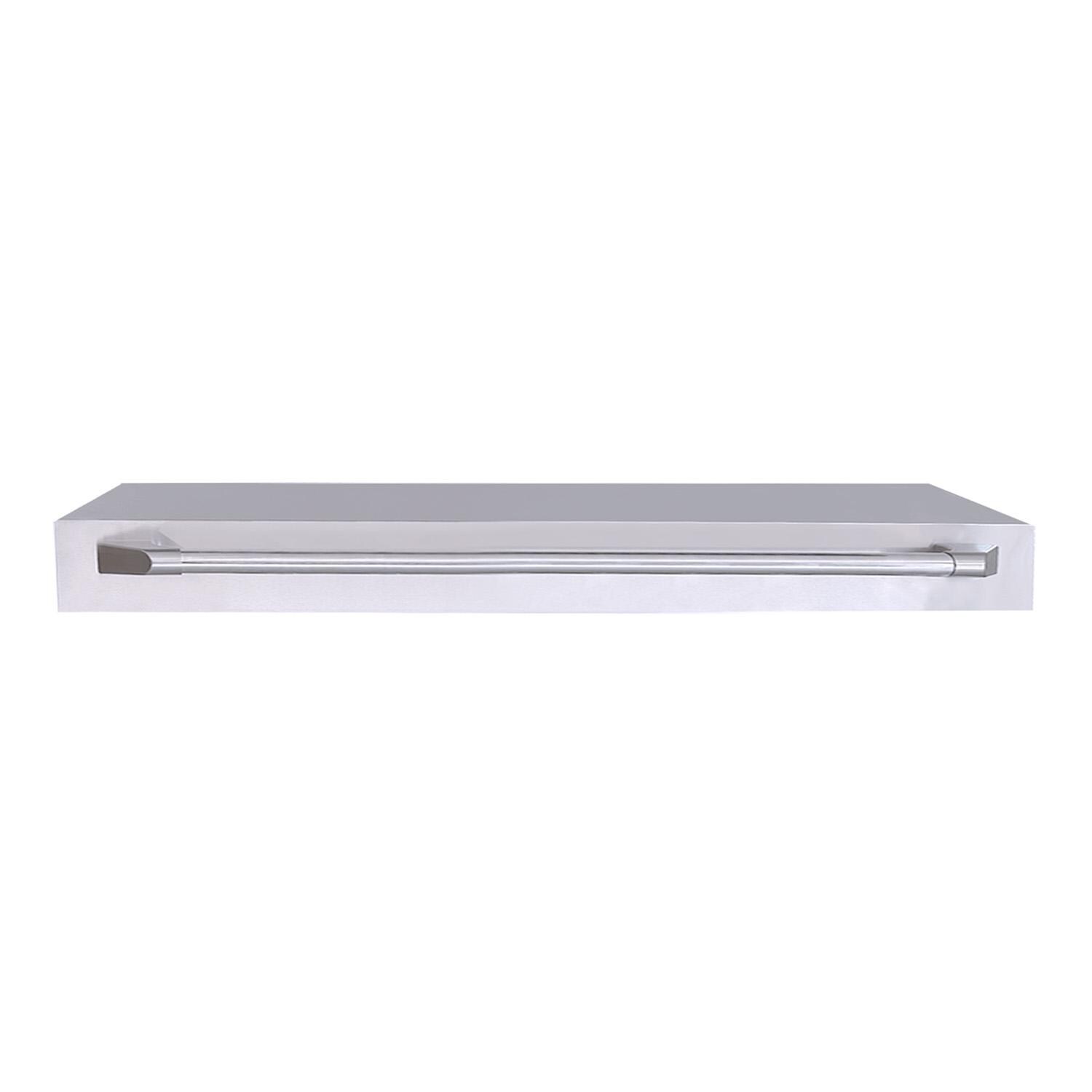 Le Griddle Pro Series 105 42-in 3 Burner Built-In Natural Gas Flat Top Grill w/ 6mm Plate & Lid - Lid - White Background thumbnail