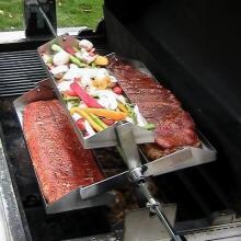 Rib-O-Lator BBQ Grill Rotisserie Trays image