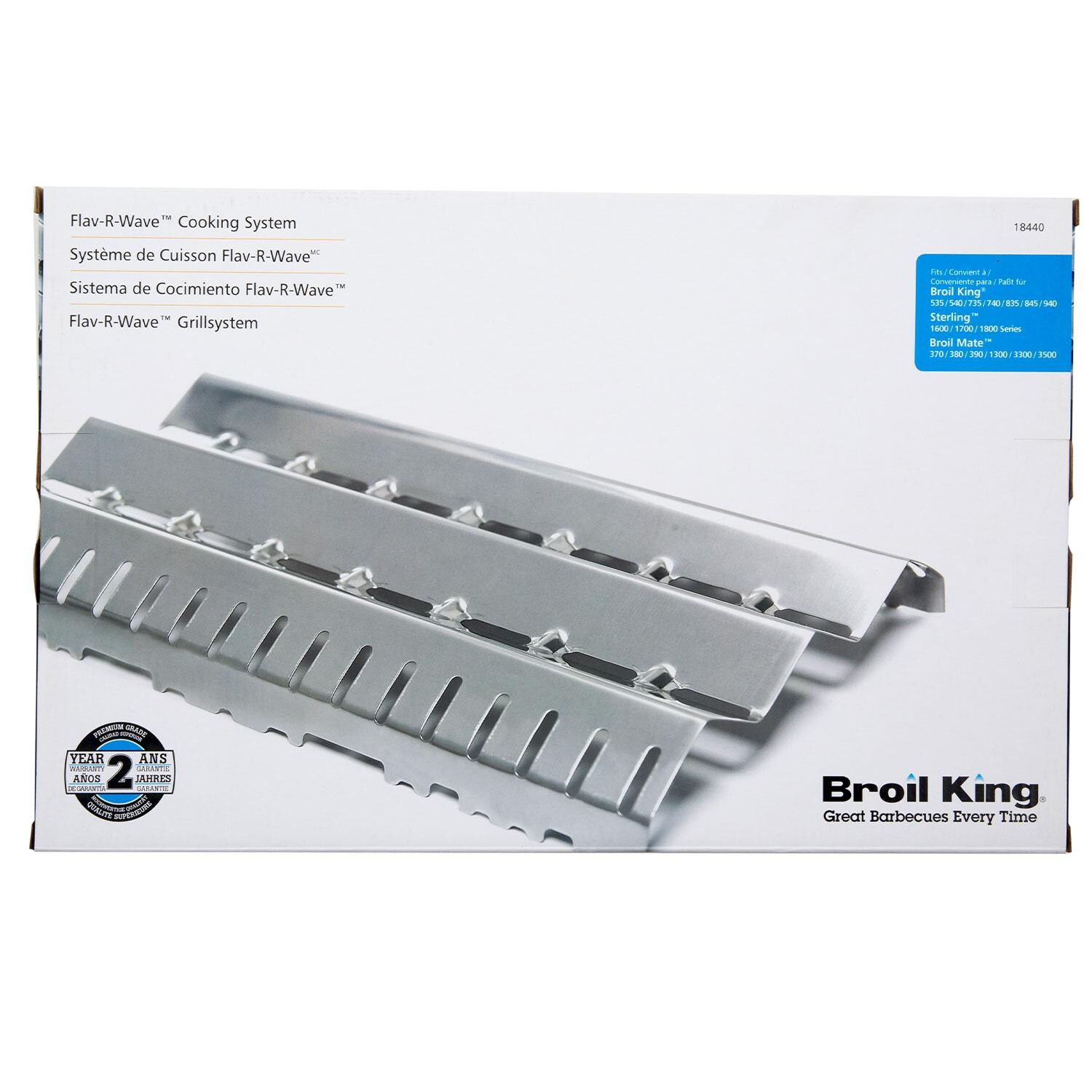Broil King 18440 Medium Stainless Steel FLAV-R-WAVE - Front View - White Background thumbnail