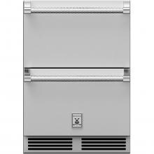 Hestan 24-Inch 5.2 Cu. Ft. Outdoor Rated Refrigerator Drawers - GRR24 image
