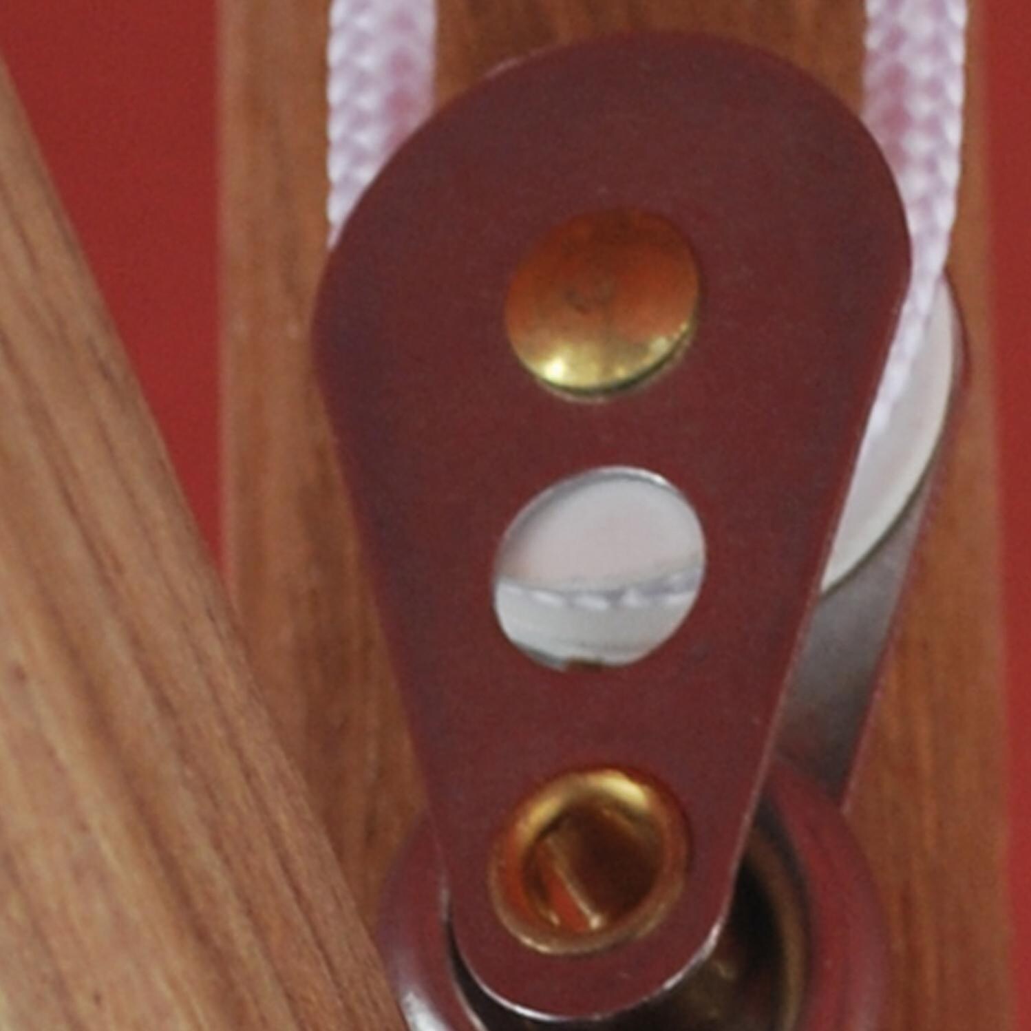 Galtech 9 Ft Teak Patio Umbrella - Four-Pulley Lift System thumbnail