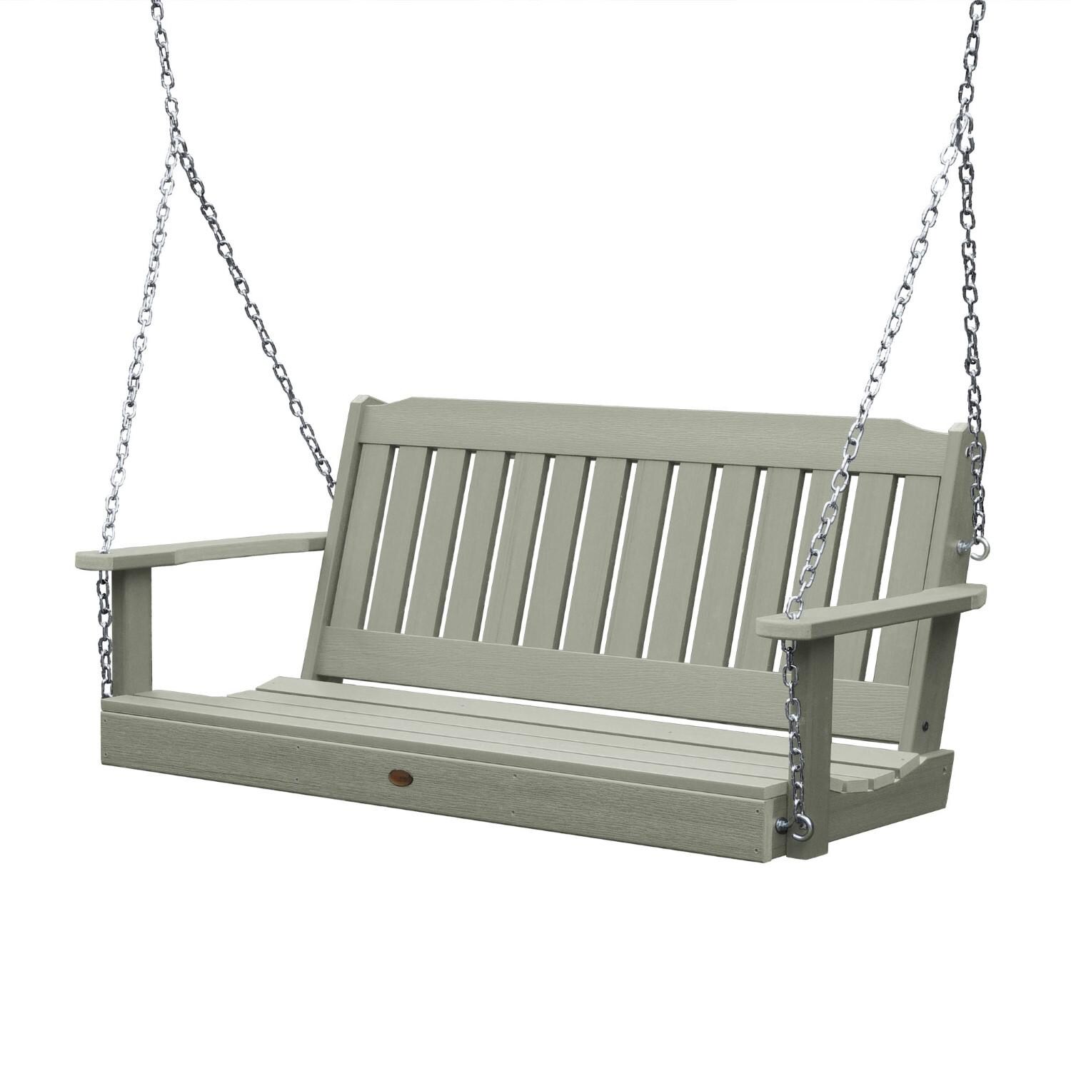 Lakeview Outdoor Deigns Hart Lane 5-Foot Porch Swing - Eucalyptus - Lifestyle thumbnail