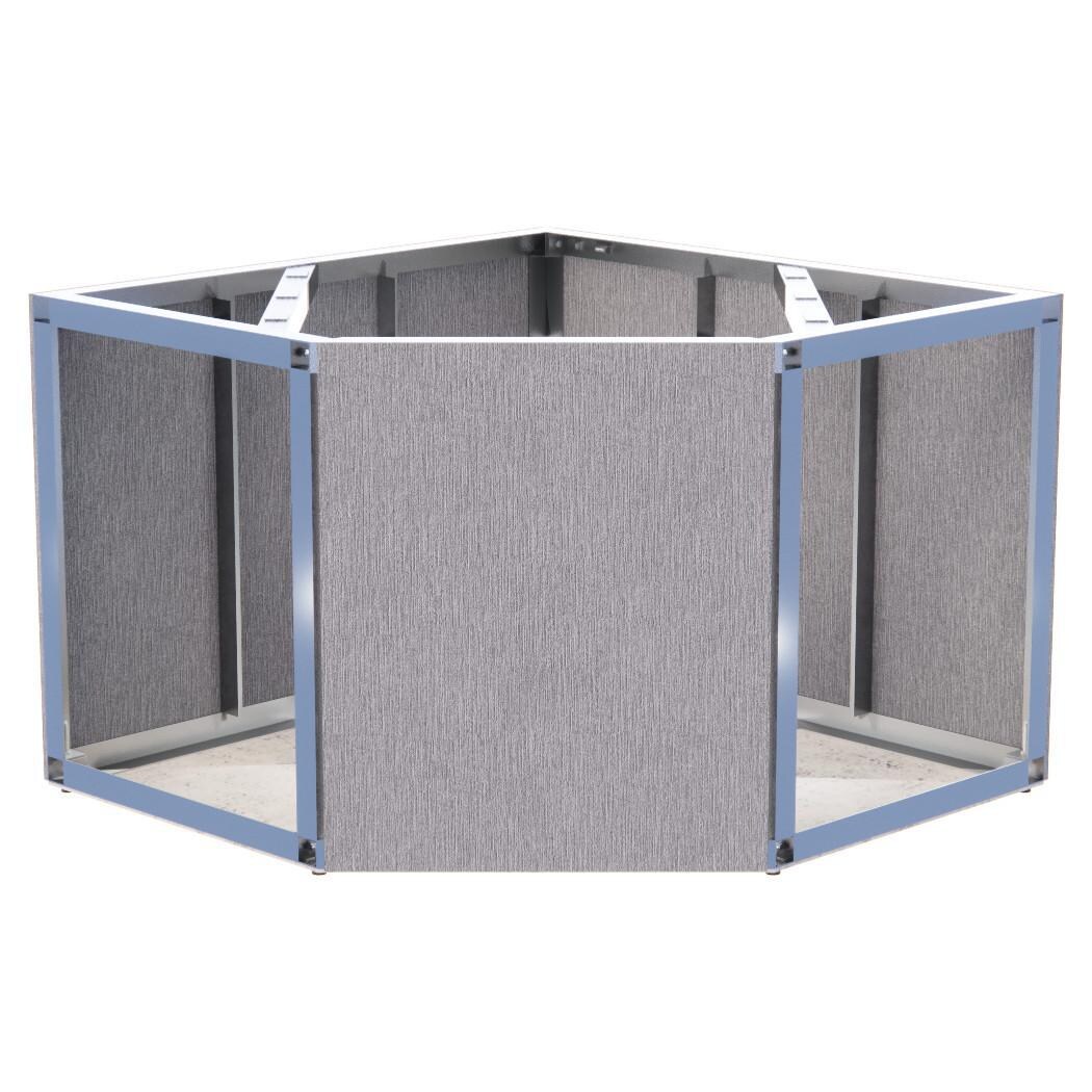 Grillnetics Front Load Corner Cabinet 35H Outdoor Kitchen Frame Kit With 30W Front - FLCC-T-30