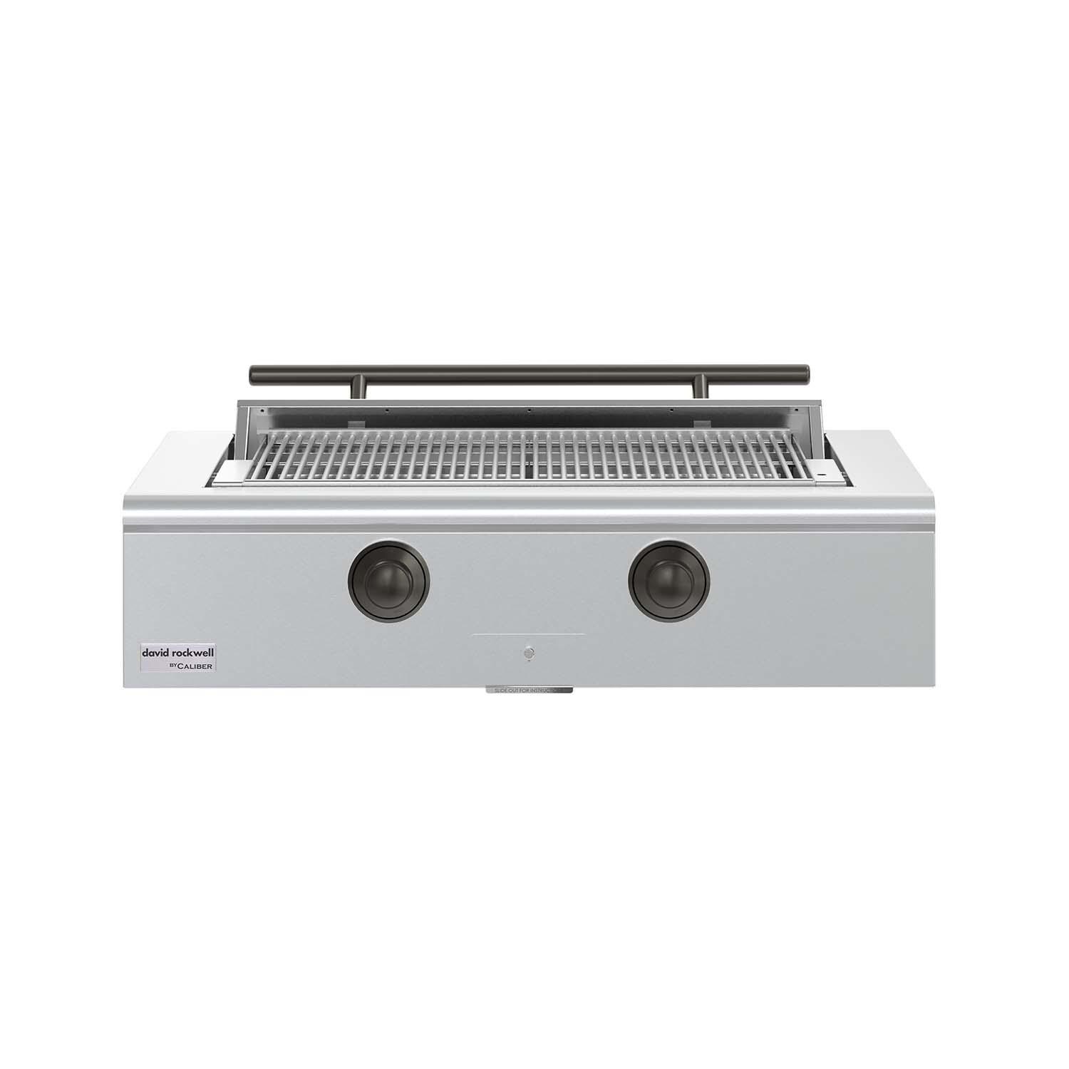 Caliber 42-in Propane Built-In Rockwell Grill - Pewter Hardware - CRG-42BL00-A-H05