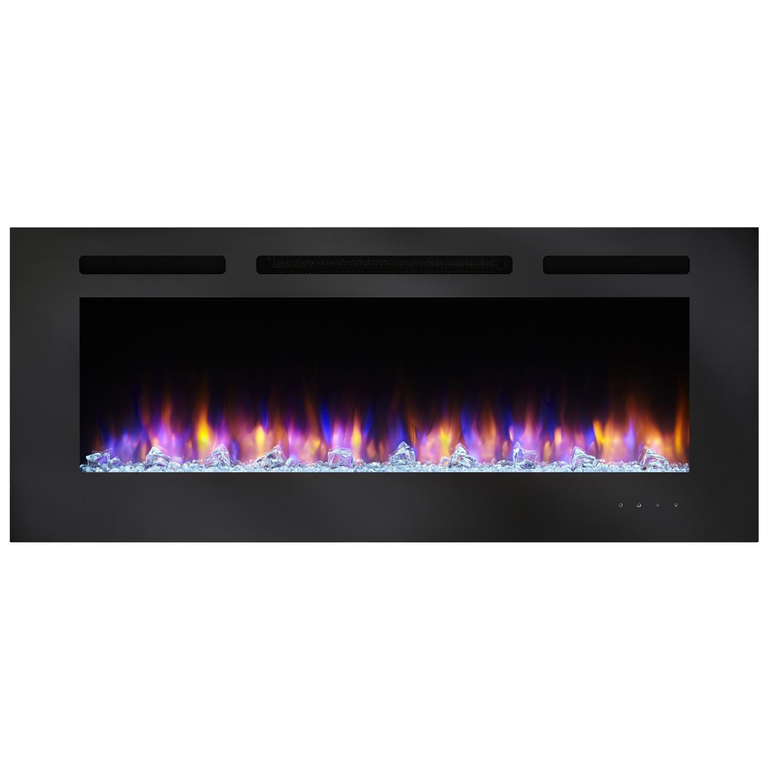 SimpliFire Allusion 48-Inch Wall Mount Electric Fireplace - Multi-color Flames thumbnail