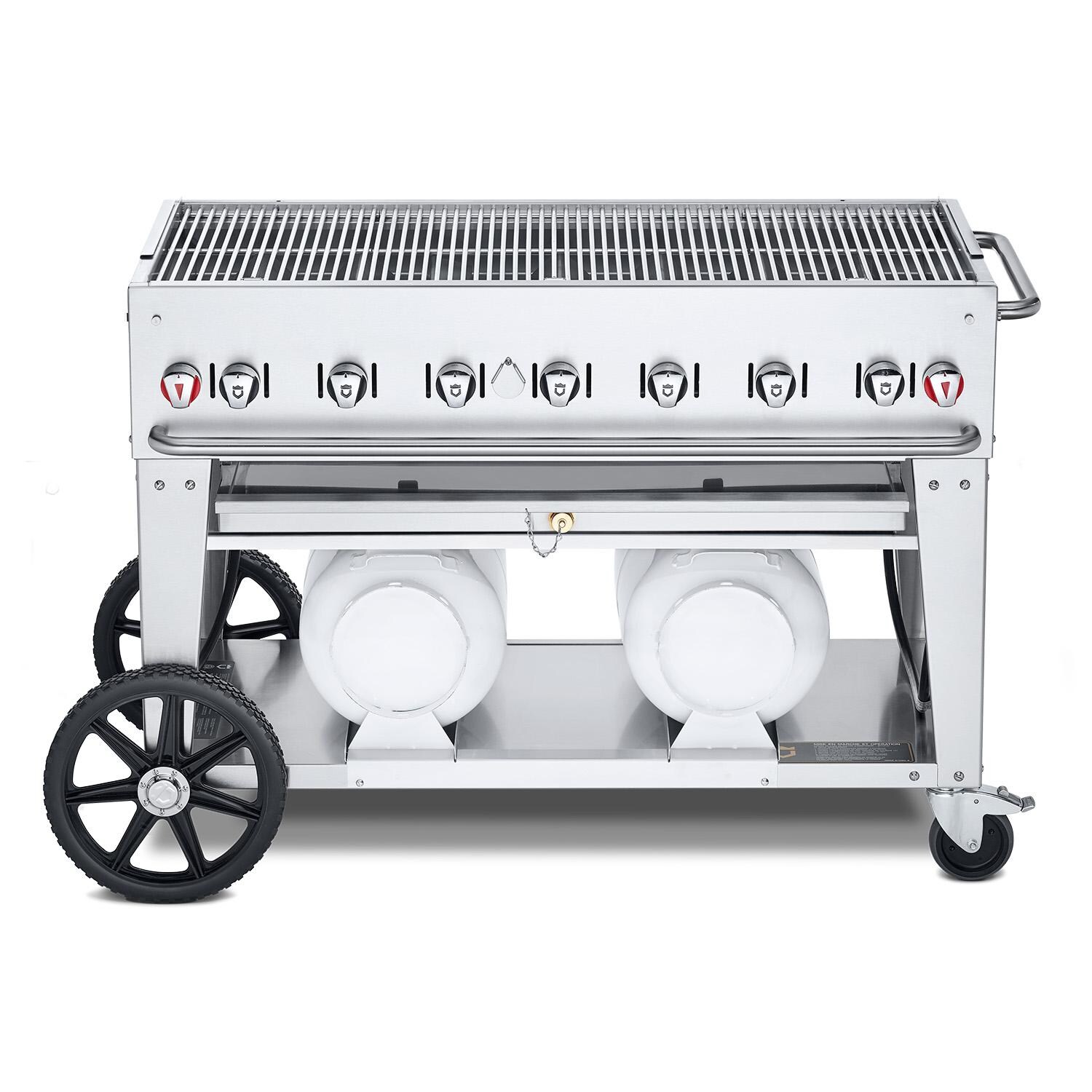 Crown Verity CV-CCB-48 48-Inch Club Series Grill W/Horizontal Tanks thumbnail