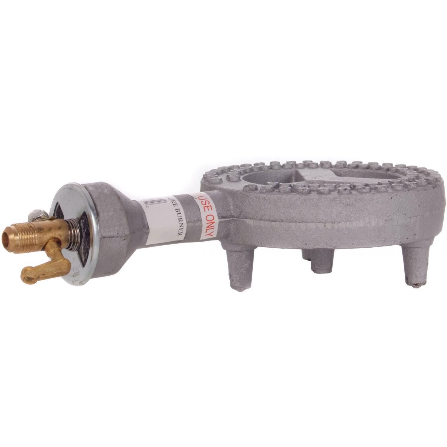 Cajun Cookware Low Pressure Propane Gas Burner - Short Neck - Side View thumbnail