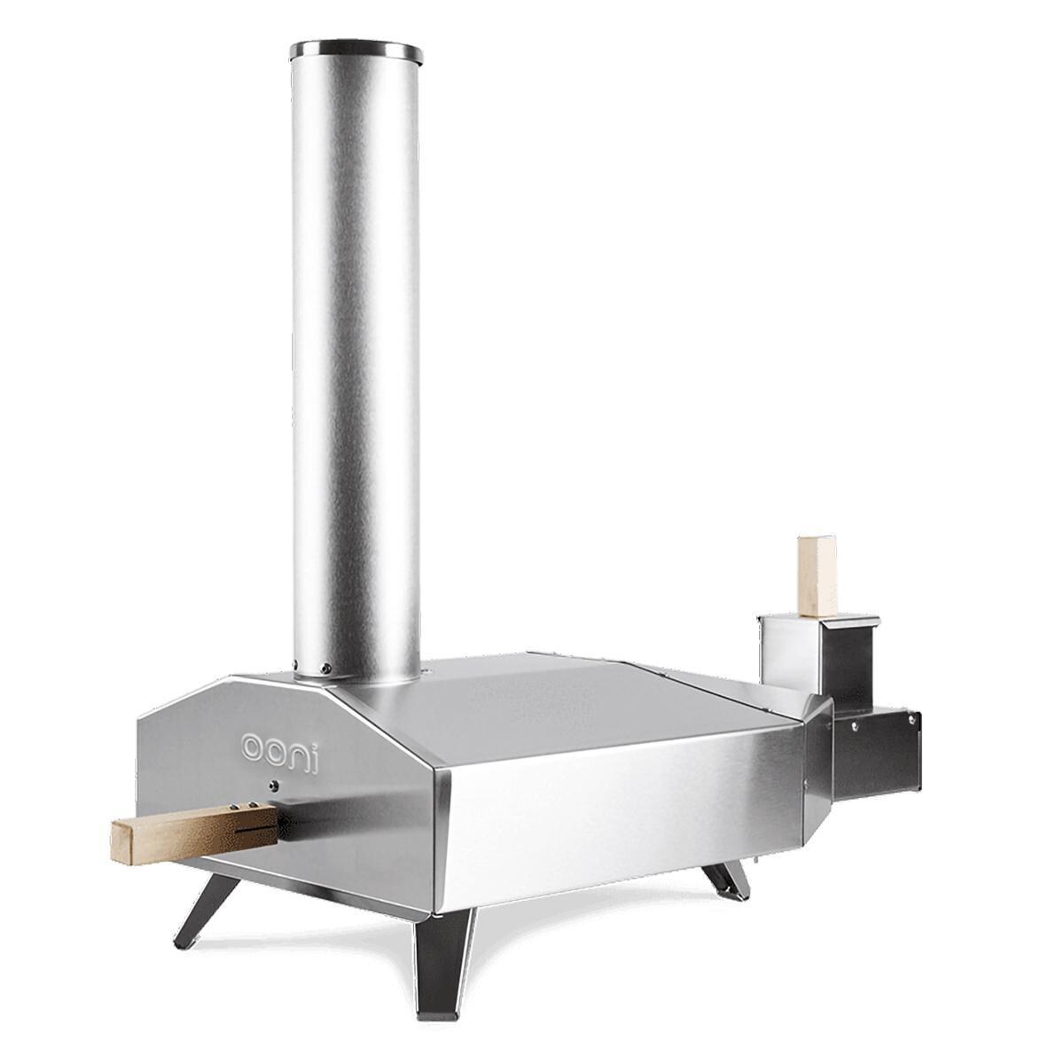 Uuni 3 Stainless Steel Wood-Fired Pellet Pizza Oven - Oven Front thumbnail