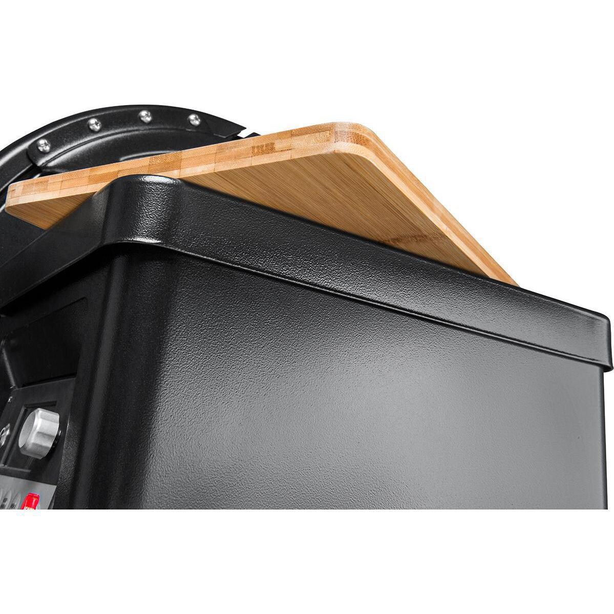 Traeger TFB85WLE Timberline 1300 - Magnetic Bamboo Cutting Board Stores Above The Hopper thumbnail