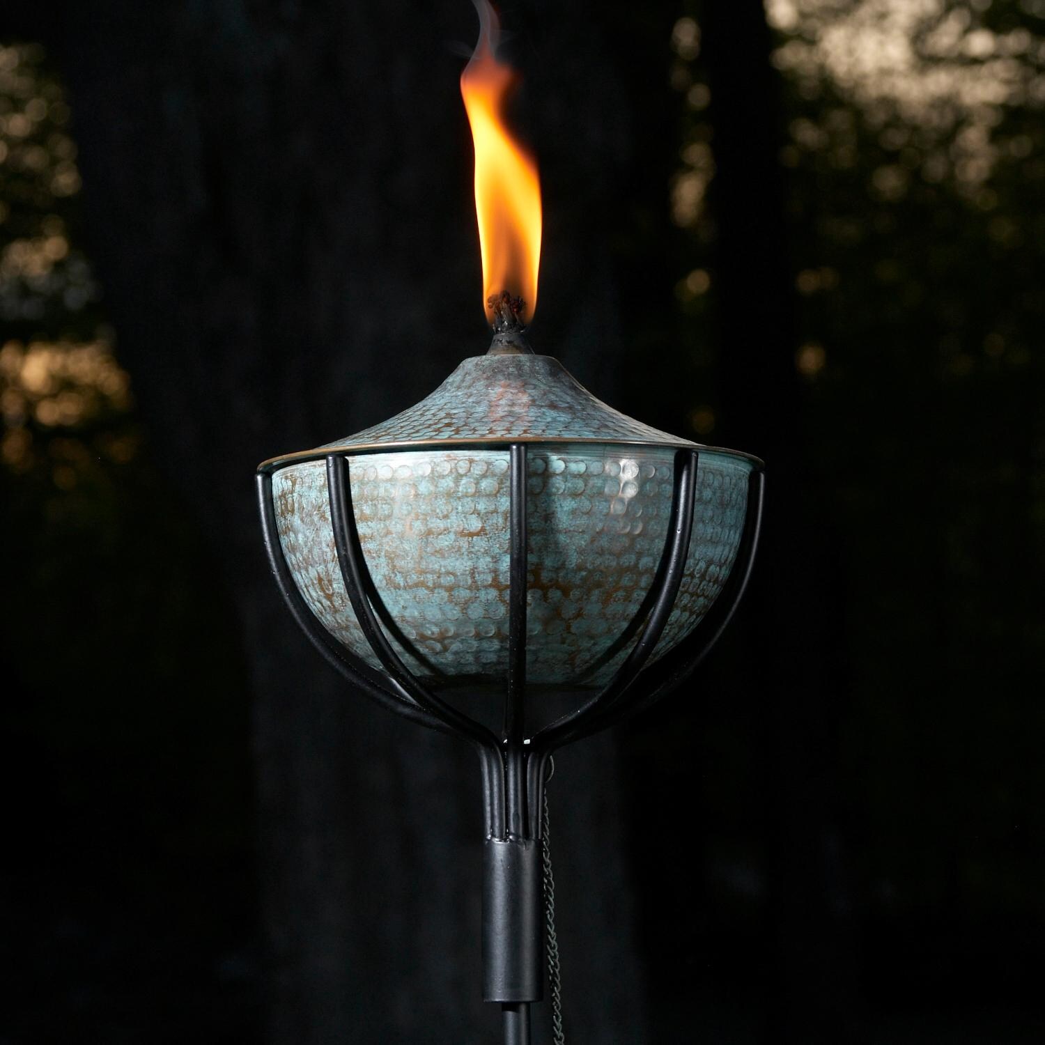 Set of 4 Medium Torches By Good Directions - Blue Verde thumbnail