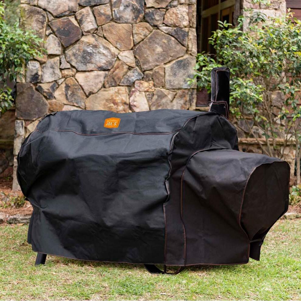 Oklahoma Joe's 5388404P04 Longhorn Reverse Flow Smoker Cover -  Lifestyle thumbnail