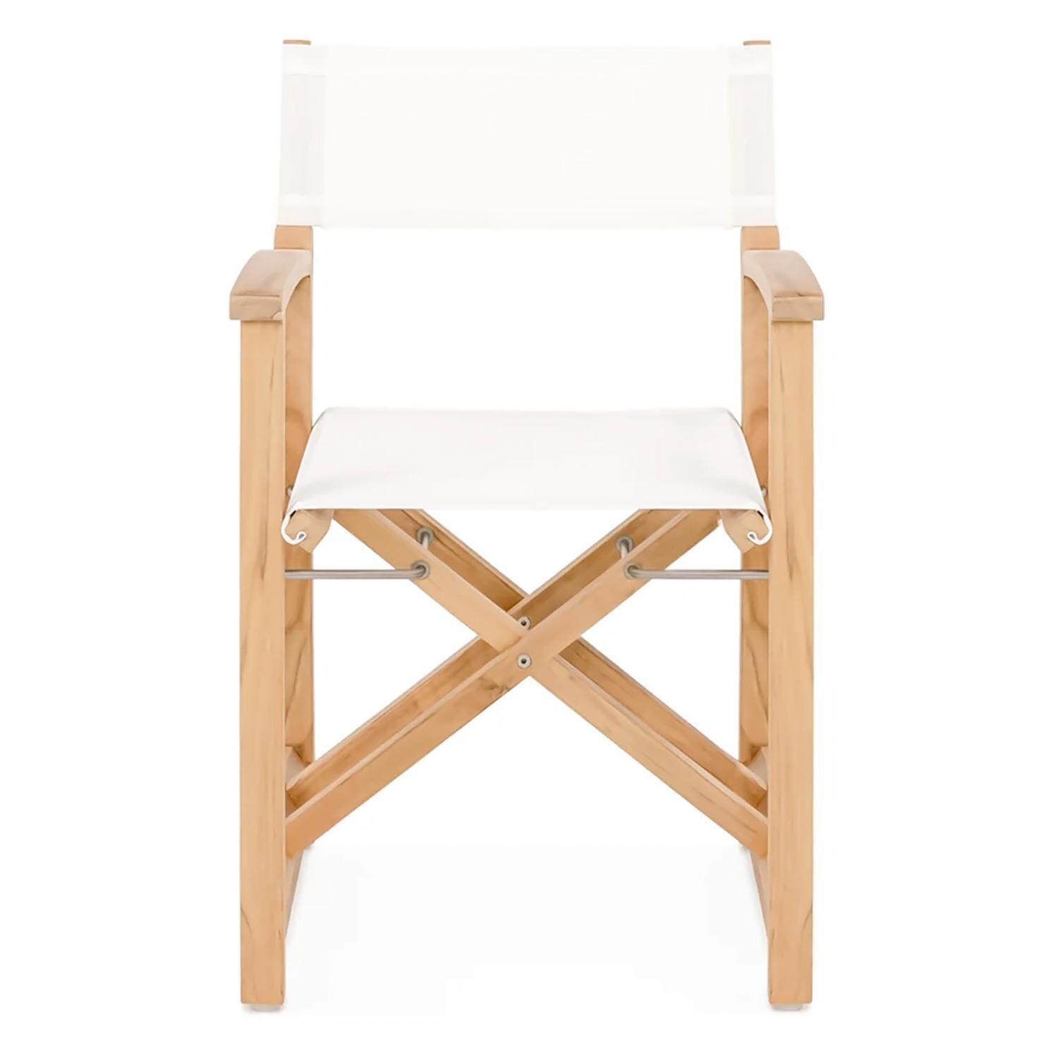 Teak + Table Monday 5 Piece Teak Patio Dining Set - Chair - White Background thumbnail