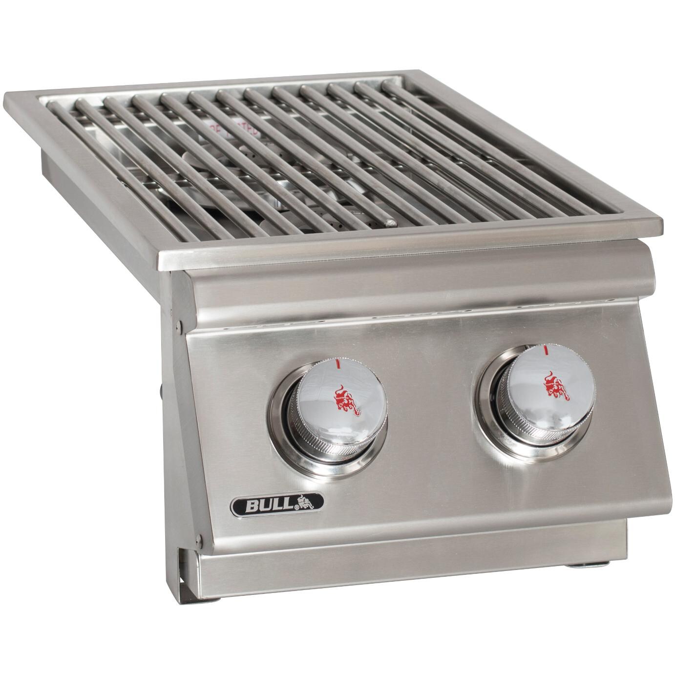 Bull Built-In Natural Gas Double Side Burner W/ Stainless Steel Lid - 30009