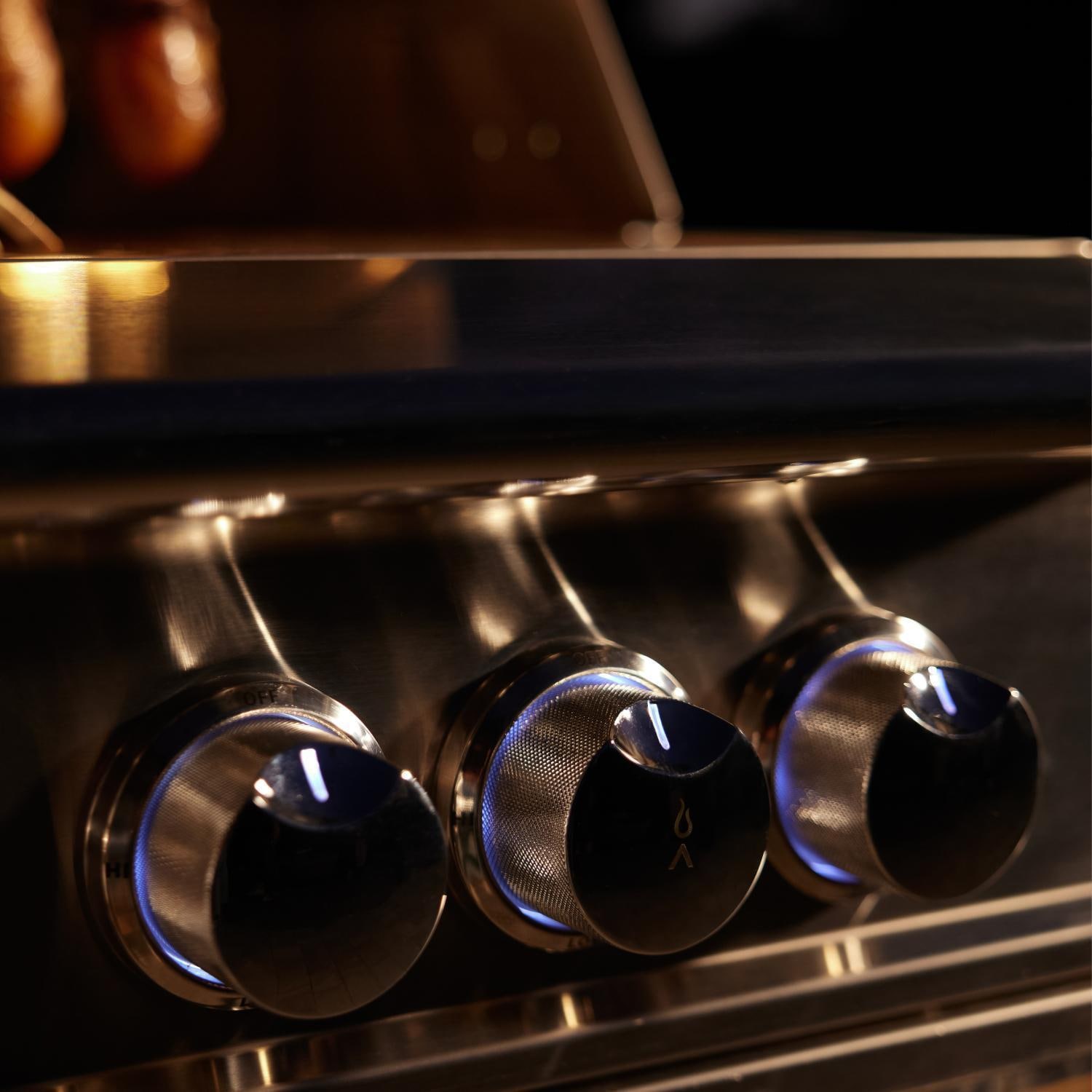 Blaze BLZ-5LTEPRO-NG Natural Gas Grill - LED Illuminated Control Knobs - Detail thumbnail