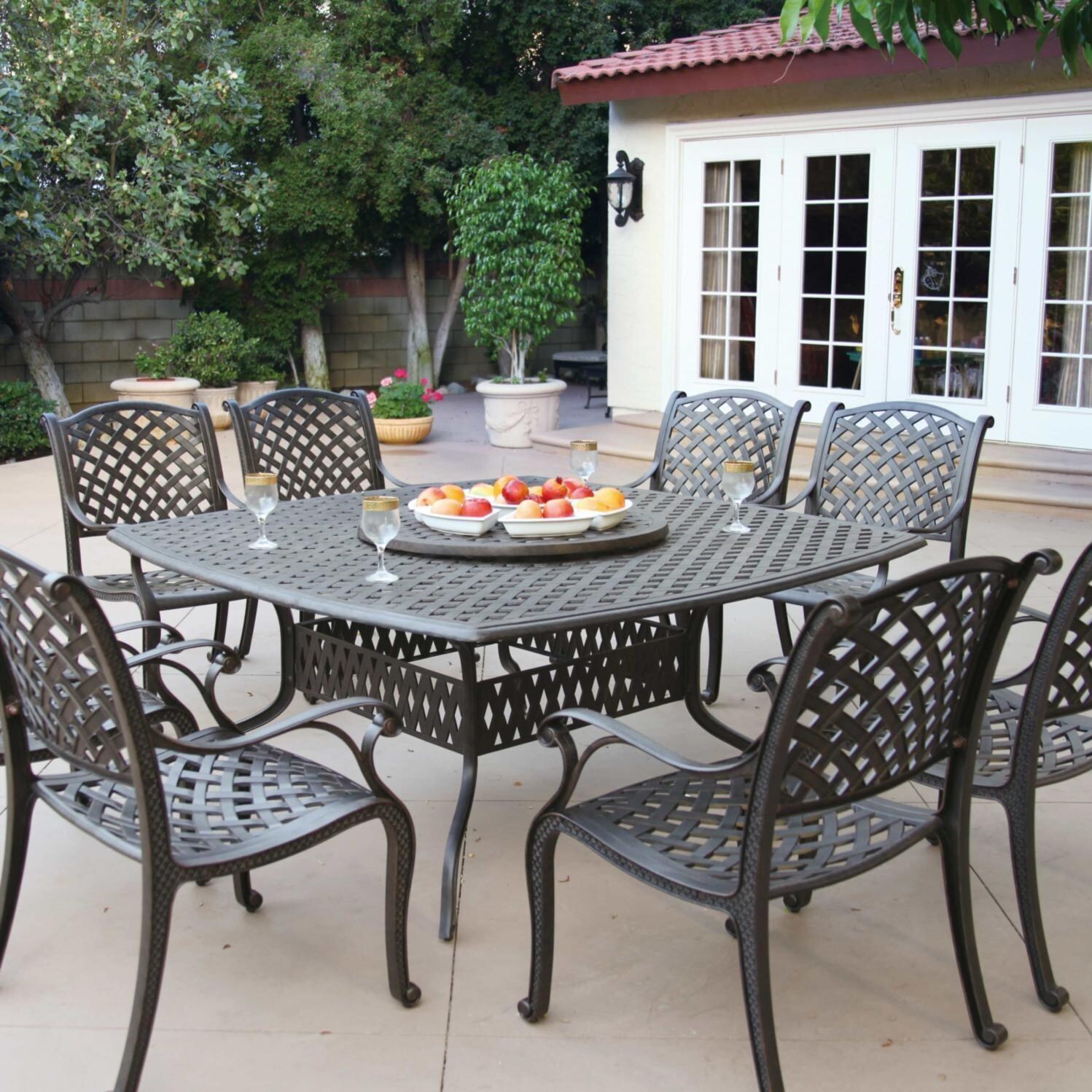 Darlee Nassau 8-Person Patio Dining Set thumbnail