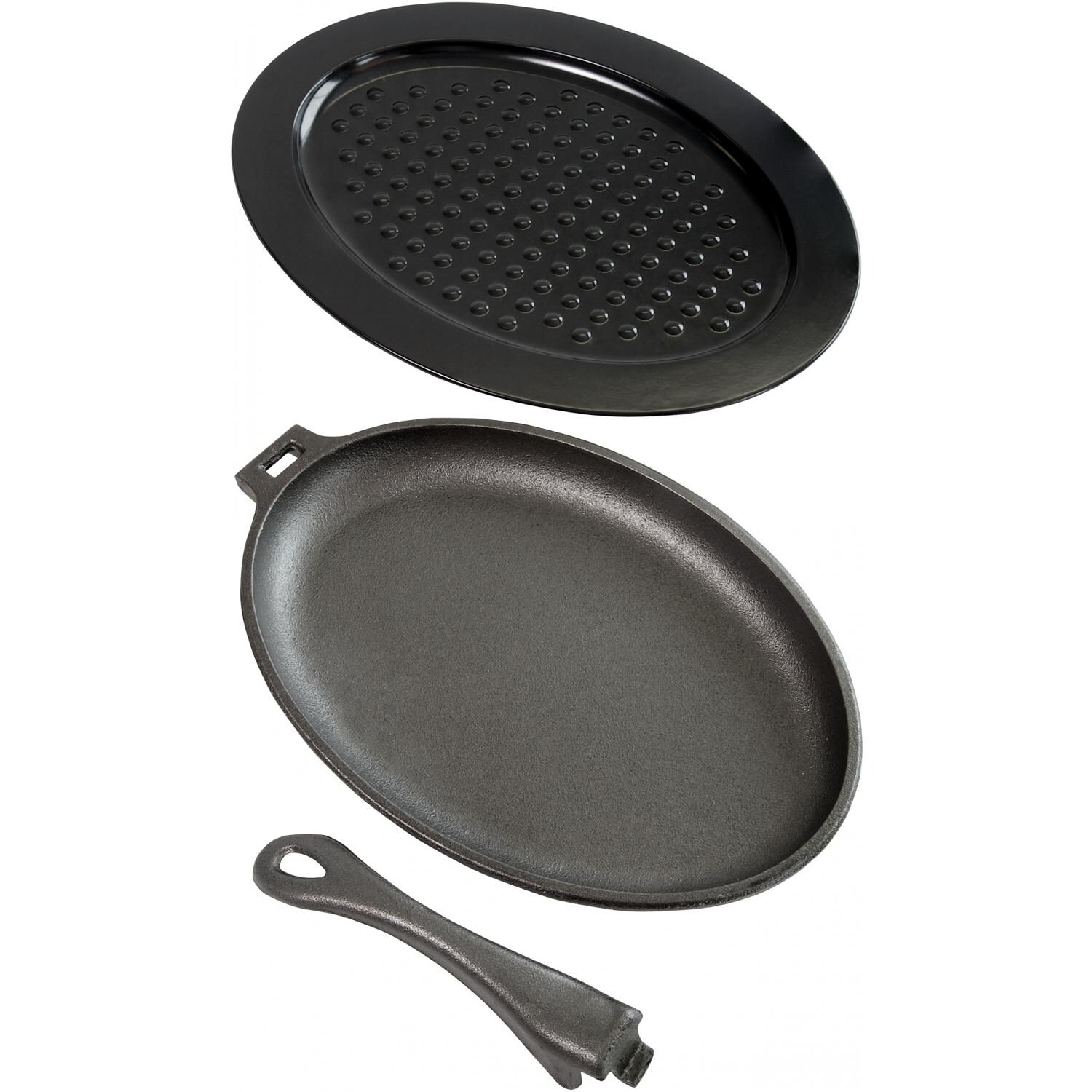 Napoleon Cast Iron Skillet With Removable Handle - Taken Apart