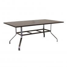 La Jolla 72 X 42 Rectangular Aluminum Patio Dining Table By Sunset West image