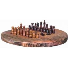 Groovystuff Small Teak Wood Chess Set - Board Not Included - W-871-S