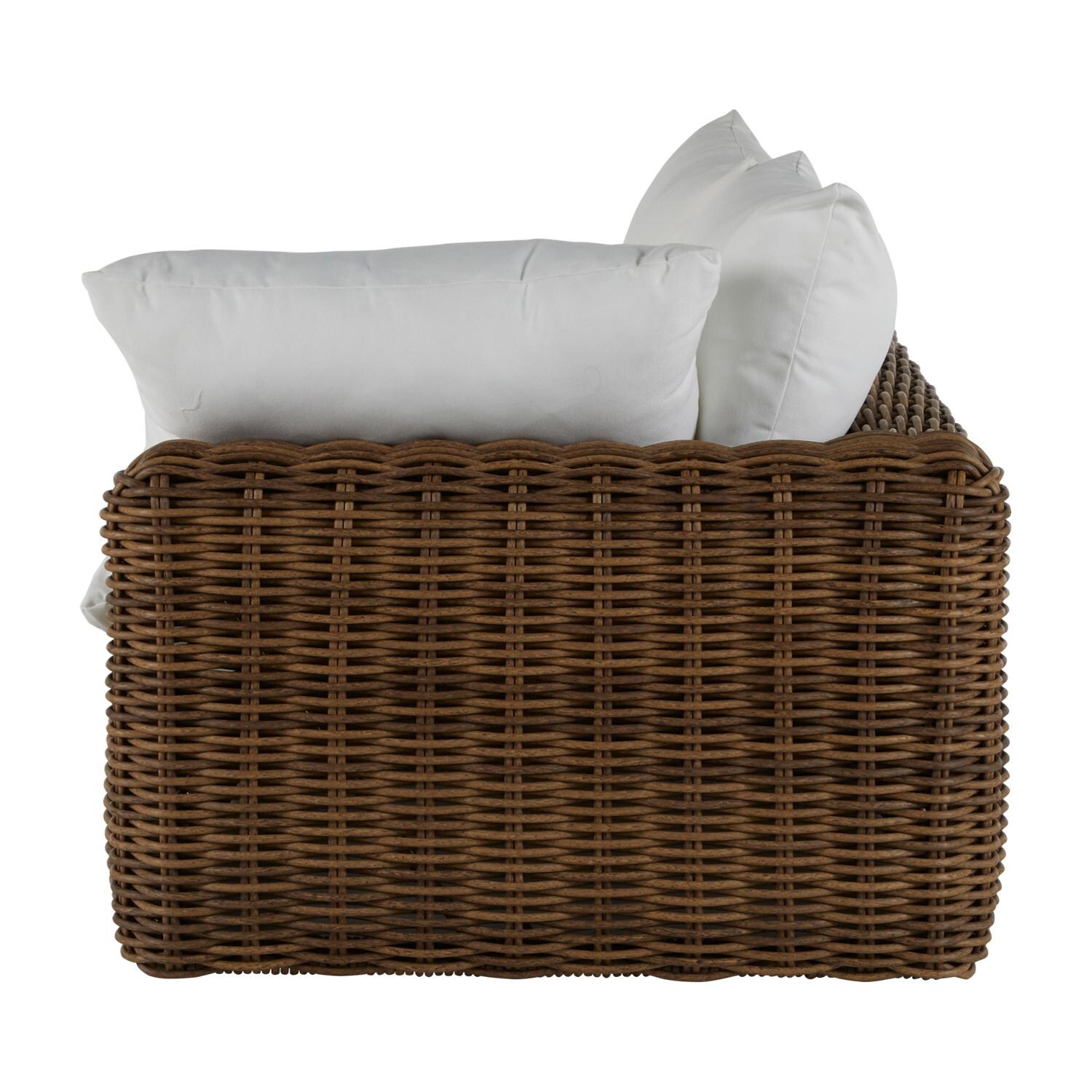 Summer Classics 339582+C776F664N Montecito Woven Right Arm Facing Loveseat - Right Side View thumbnail