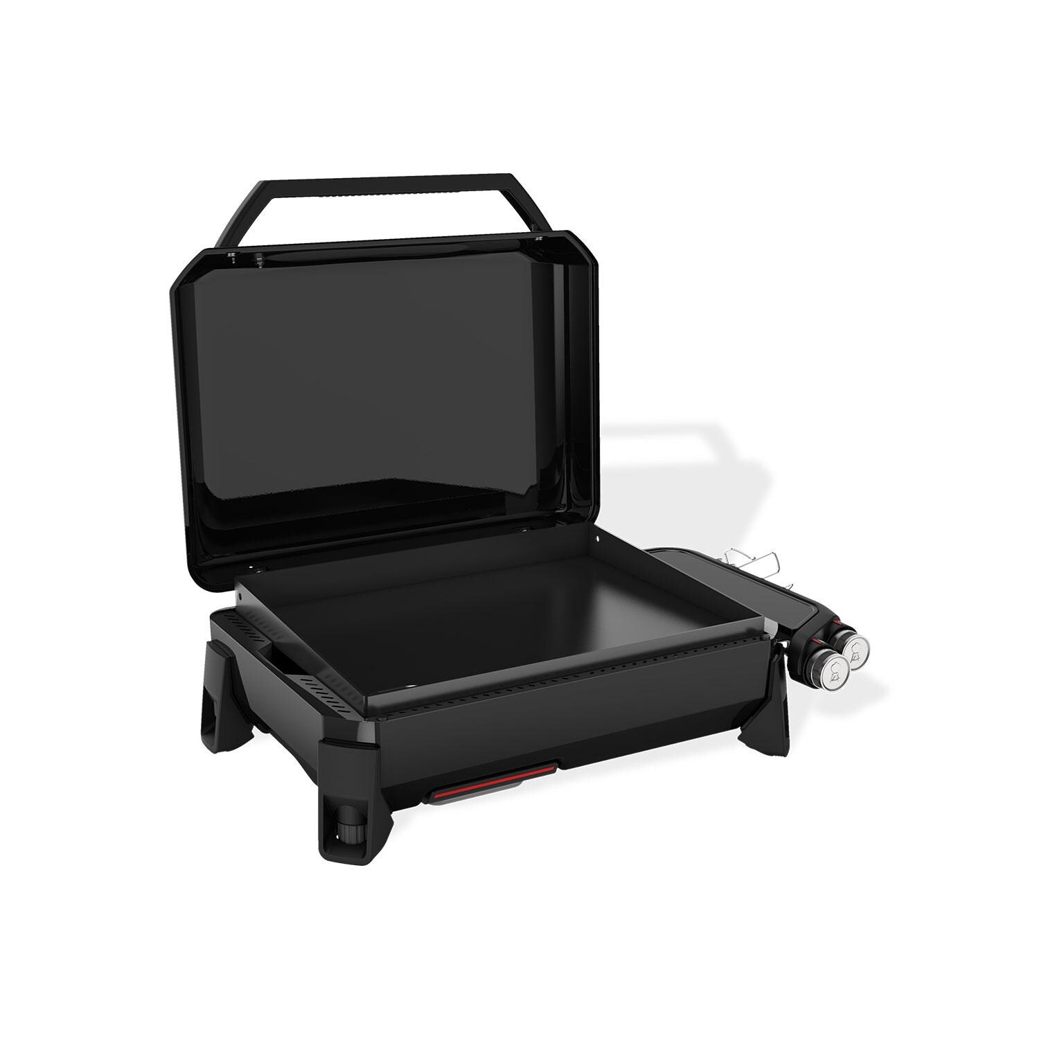 Weber 1500213 Traveler 22-Inch Portable Griddle - Interior Slanted Right - White Background thumbnail