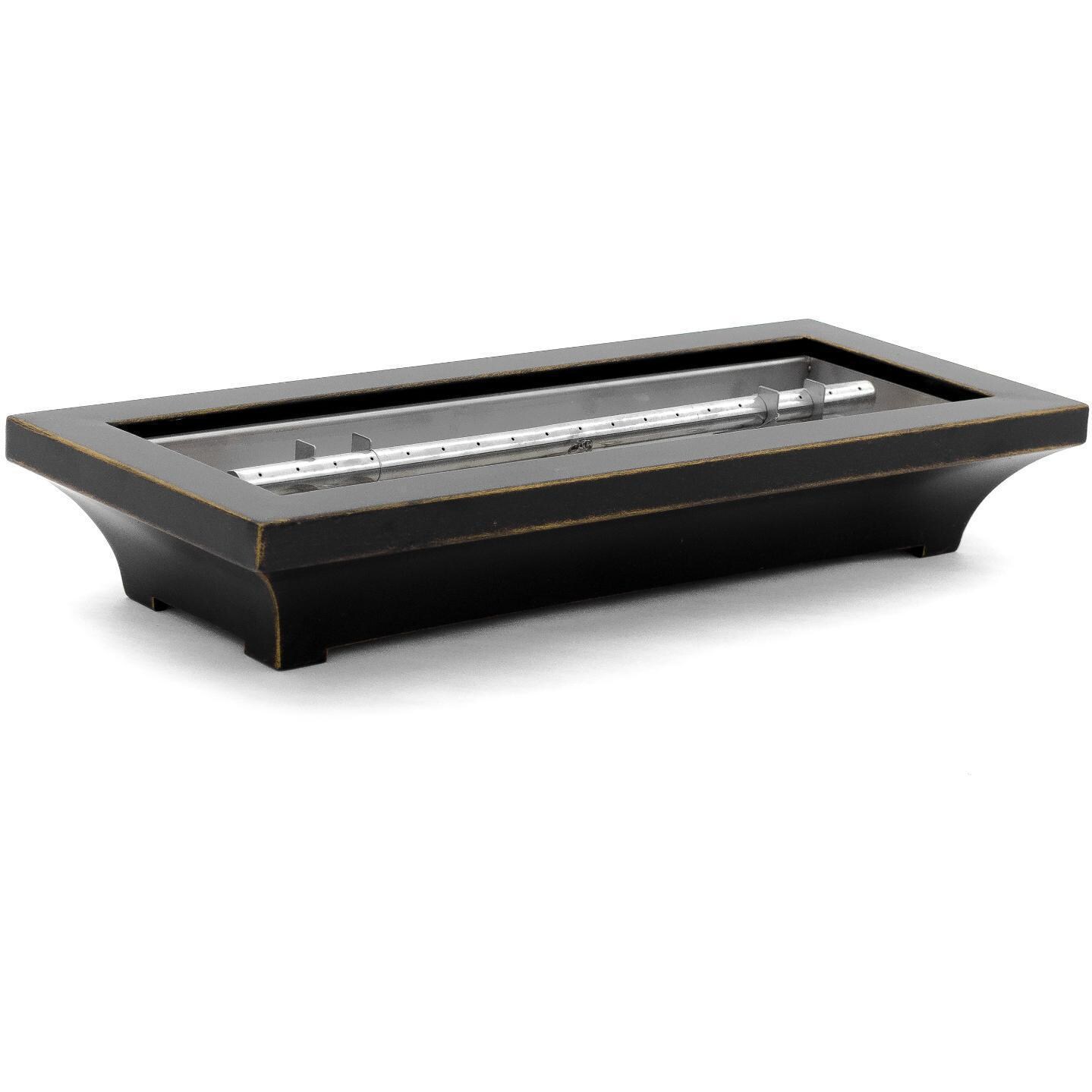 BBQGuys Signature Series Lavelle 24-Inch Table-Top Propane Fire Pit - Oil Rubbed Bronze thumbnail