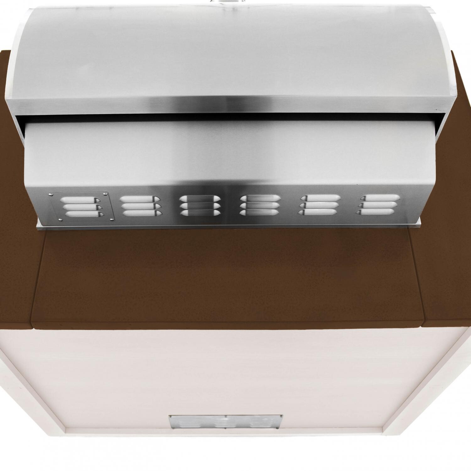 Overhead View To Show Charcoal Brown Countertop thumbnail