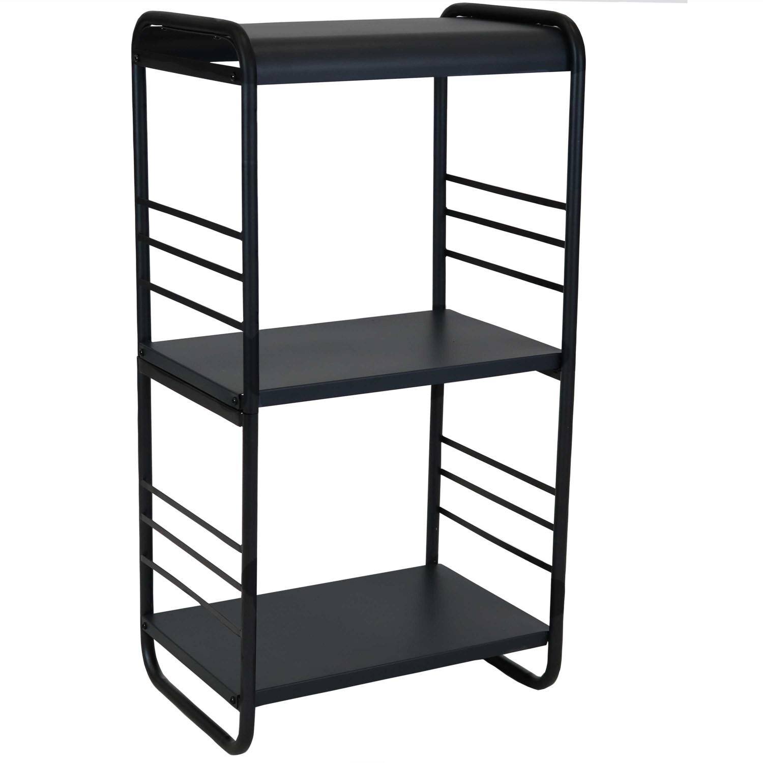 Sunnydaze Decor Modern Rounded Edge Iron and Steel Log Rack - 36-Inch image