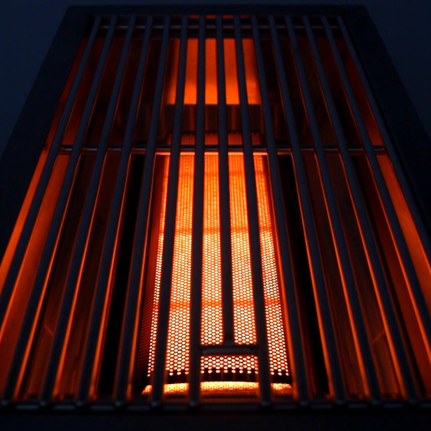 Blaze Infrared Searing Burner - BLZ-IRN - In-Use Under Grate thumbnail