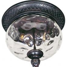 Maxim Carriage House VX Two Light 12-Inch Outdoor Flush Mount - Oriental Bronze - 40429WGOB image