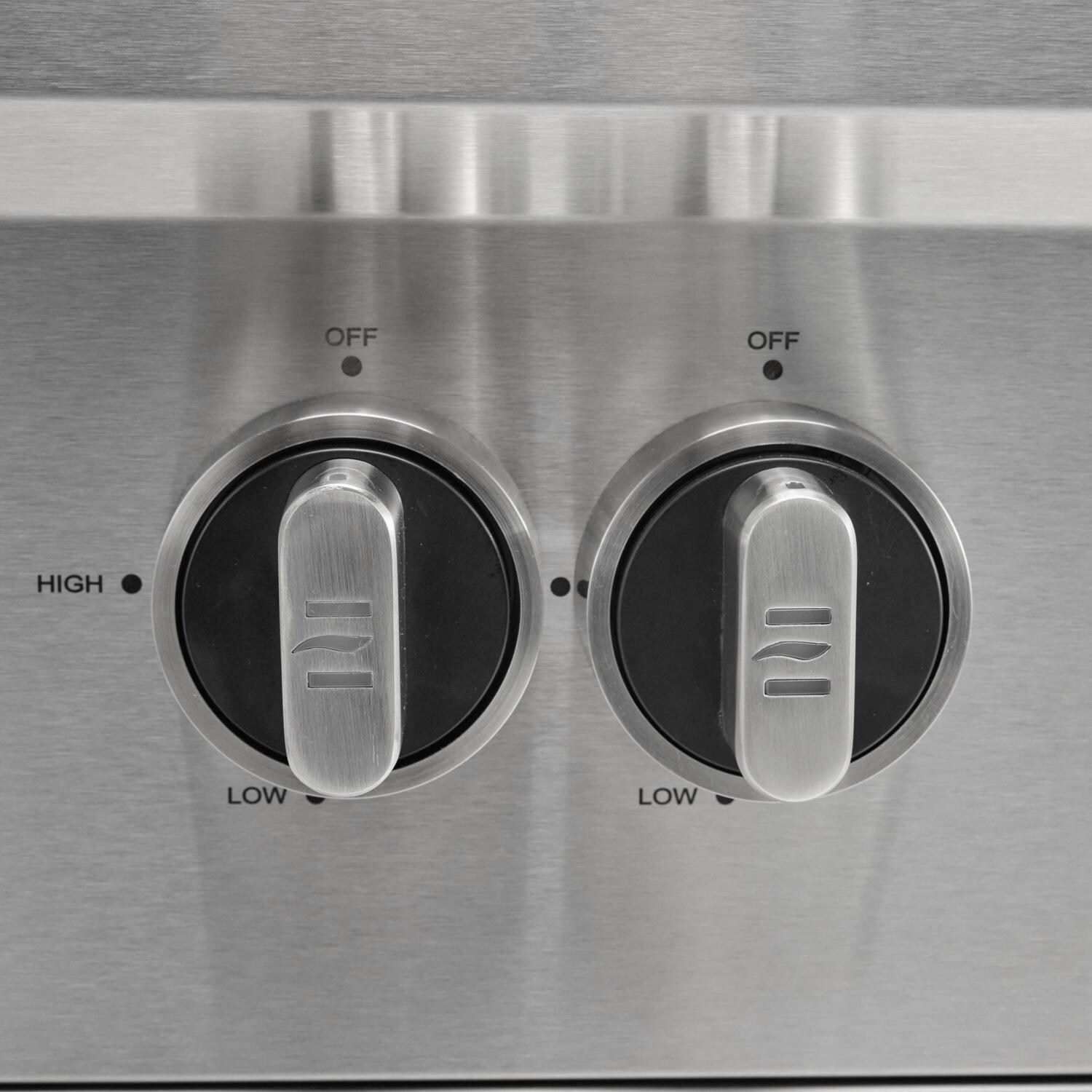 Coyote Outdoor Living C3PBNG 24 Inch Built-In Natural Gas Power Burner - Knobs - Detail thumbnail